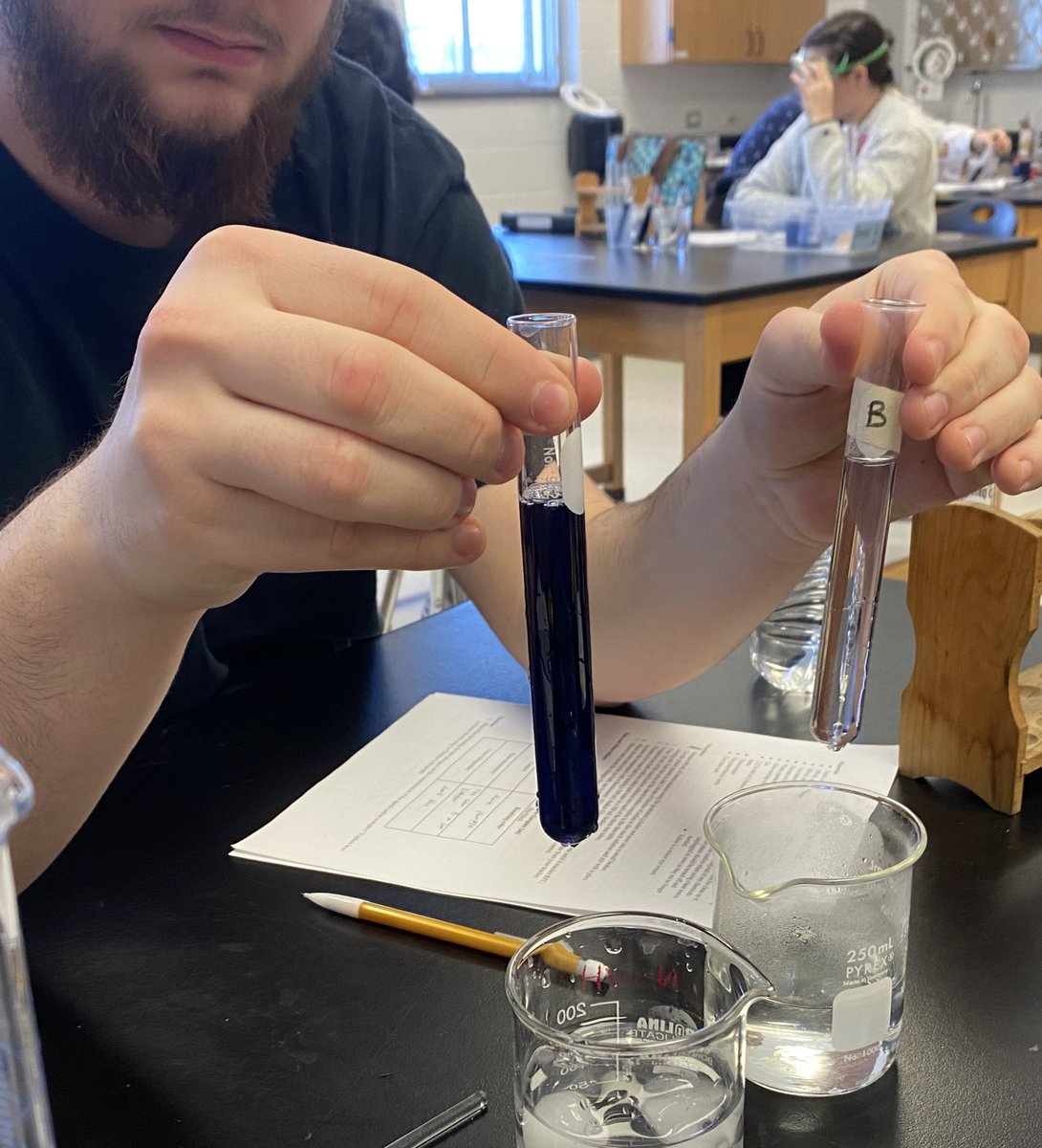 MsFrodyma's tweet photo. ~Butterfly 🦋 tea~

Le Chatelier’s Principle Equilibrium Lab! Such a greener way to observe stressors on a system! #APChem #imblue 💙🧡🖤 https://t.co/ofBRcfQCsF