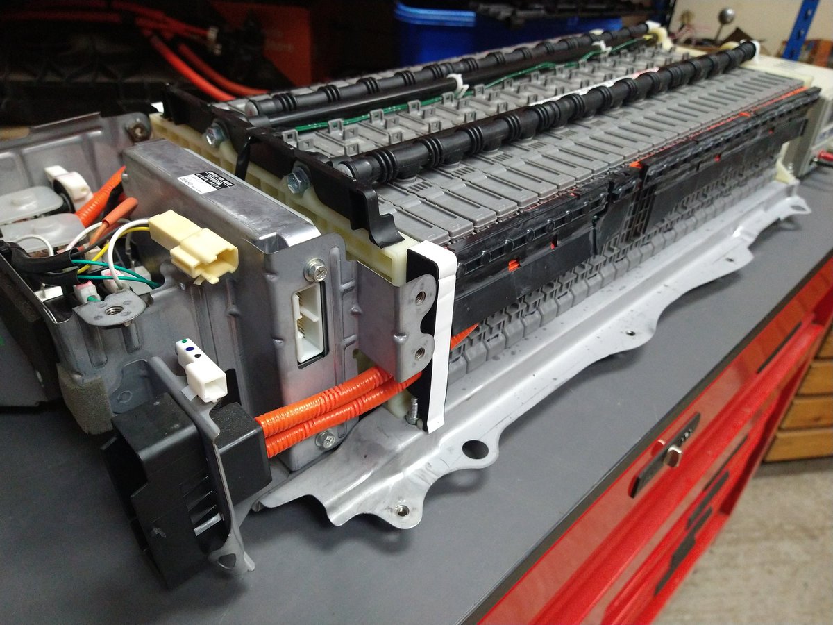RalphHosier's tweet photo. I'm showing more people how to fix EV and hybrid batteries and systems this week. There's so much false information out there, but with the right skills these vehicles can last as long as any other. https://t.co/JEgXcDsIv1