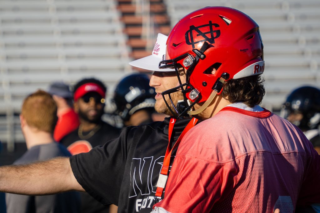 NGUFootball1's tweet photo. Spring Ball is in Session‼️

#2TheVill3 https://t.co/DTih7qI2bs