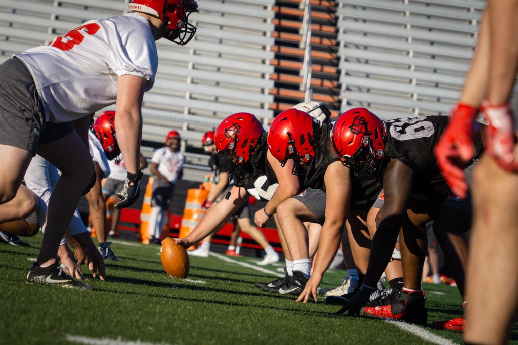 NGUFootball1's tweet photo. Spring Ball is in Session‼️

#2TheVill3 https://t.co/DTih7qI2bs