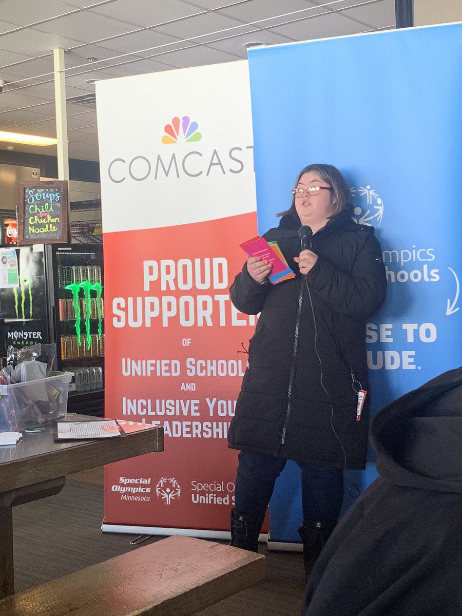 cjharrier's tweet photo. Area 4 @SOMinnesota unified event with @DetLakesHigh and @MoorheadHigh was a success!! #inclusion #unified #championsinlife https://t.co/NLWq5207I0