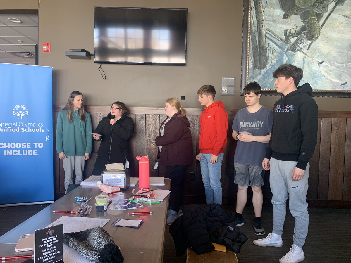 cjharrier's tweet photo. Area 4 @SOMinnesota unified event with @DetLakesHigh and @MoorheadHigh was a success!! #inclusion #unified #championsinlife https://t.co/NLWq5207I0