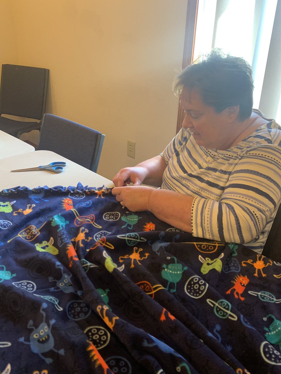 PurdueMiami's tweet photo. Our Miami County Extension Homemakers hosted a Sewing Day today. They have made 10 blankets for Riley Hospital for Children so far and will have 24 total to donate!
Nice work!!!
#ExtensionDoes #Volunteering #IEHA https://t.co/KnUxV26O5v