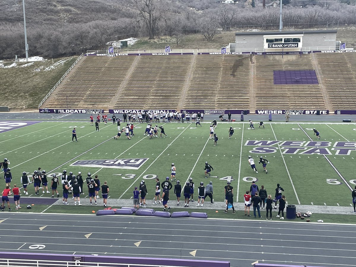 weberstatefb's tweet image. 🏈 is back! 

#WeAreWeber