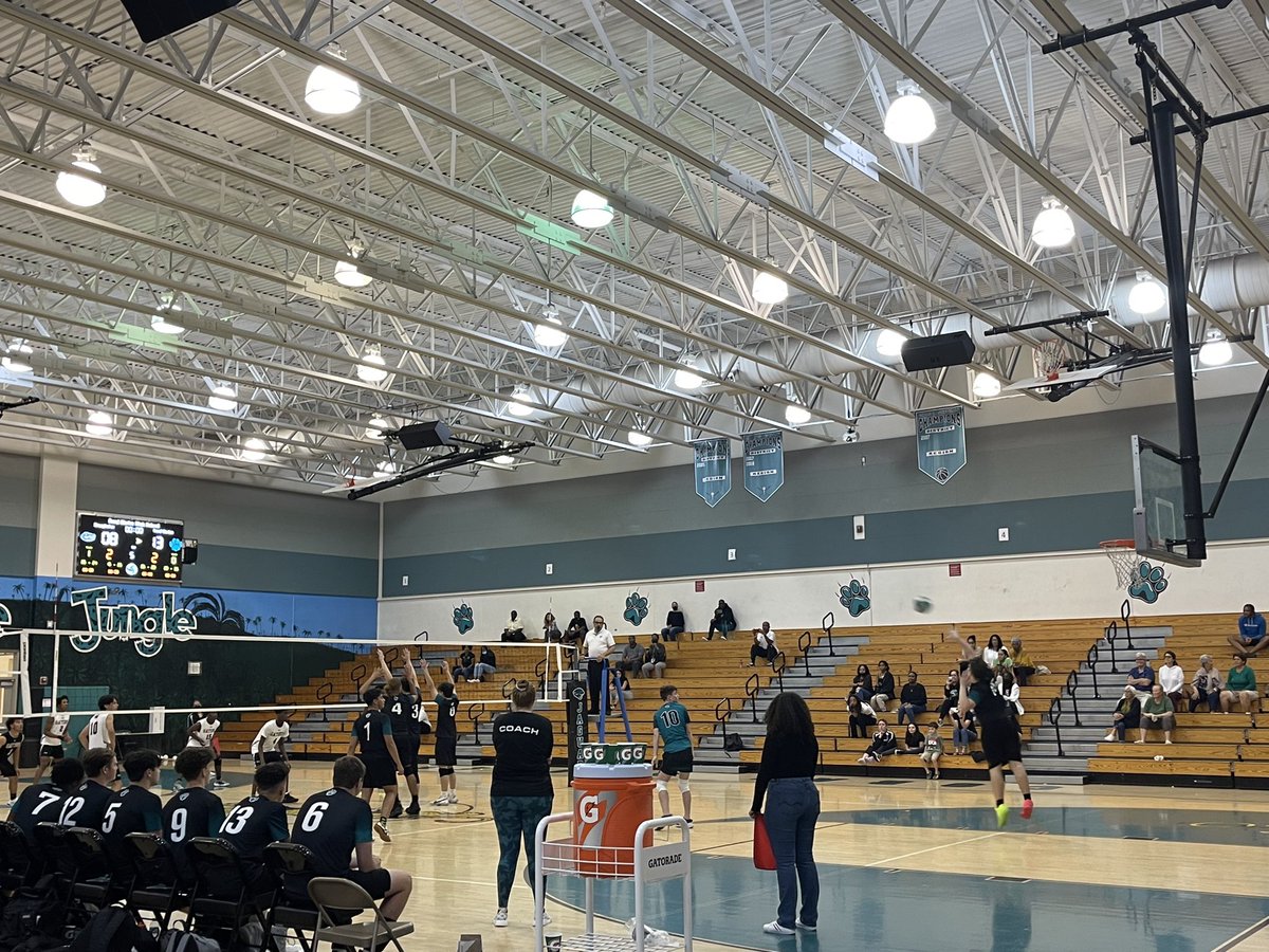 DrMarkKaplan's tweet photo. @CGHSBvball wins 3-2 Vs Everglades HS in the Jungle! @APStein21 @athleticscghs @BCAA_Sports https://t.co/SuJAkvRGvo