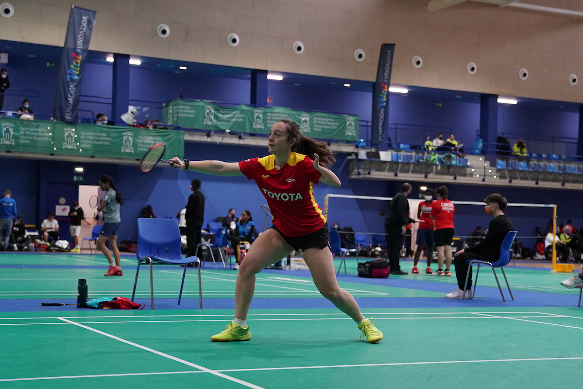 BadmintonESP's tweet photo. Tres jugadoras de parabádminton han debutado internacionalmente en el #SpanishInternational gracias al 𝗶𝗺𝗽𝘂𝗹𝘀𝗼 de @bwfmedia a la participación femenina.

Entre ellas está Cristina Sánchez de Lechina, de la selección 🇪🇸 @Toyota_Esp.

🤩👏💪🏸✨🙌

➕ https://t.co/L0hytYsSAO https://t.co/2fpMjb5zbA