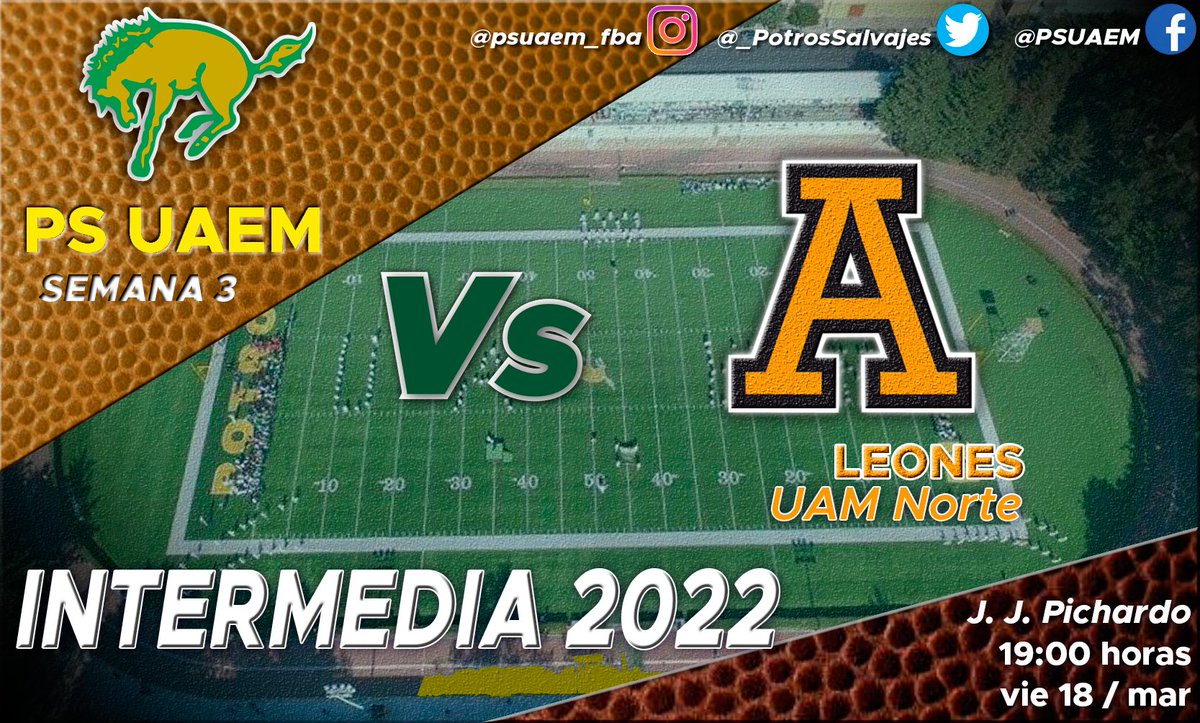 Primer juego en casa #Intermedia2022 
#PSUAEM recibe a <a href="/LeonesAnahuacMx/">Leones Anáhuac</a> 
#GoGreenNation #OrgulloVerdeYOro