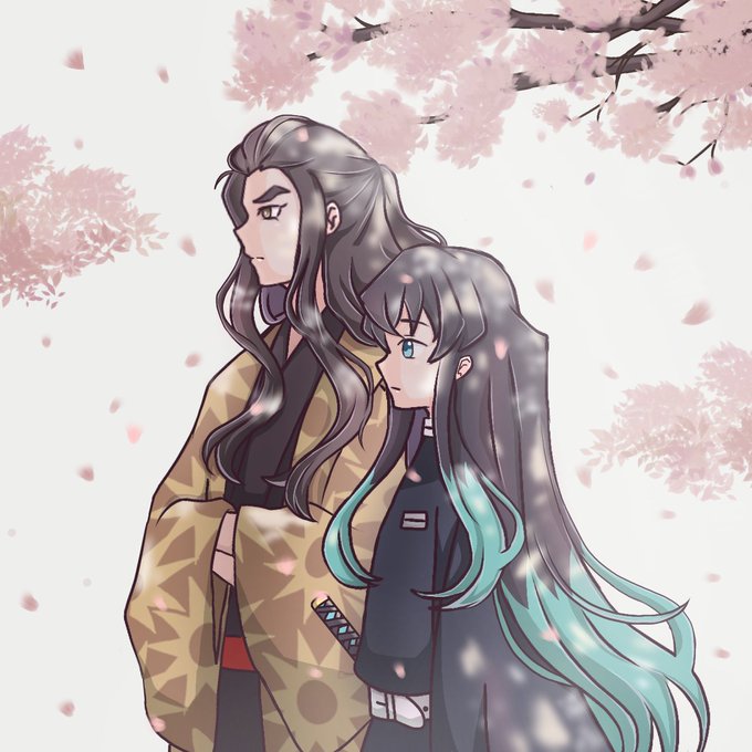 🍡@Hinata_mamozono🍡さんがTwitterに投稿した時透無一郎(鬼滅の刃)のイラスト。