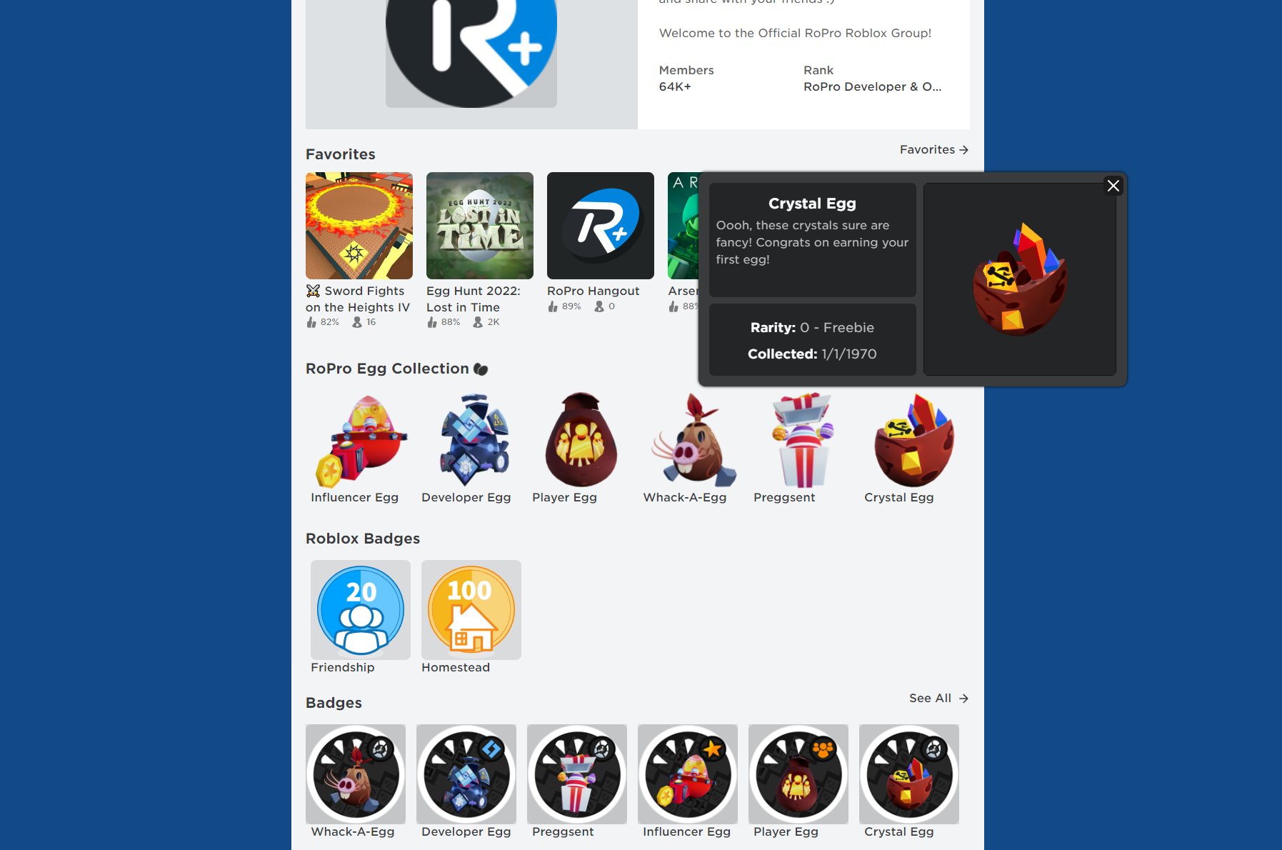 RoPro Roblox Extension on X: The RoPro Roblox extension hit 500k