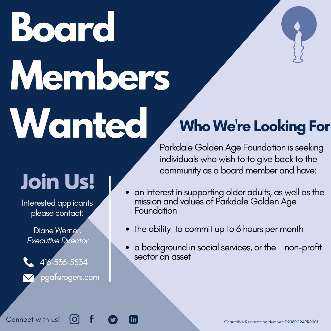 Parkdale Golden Age Foundation tweet media