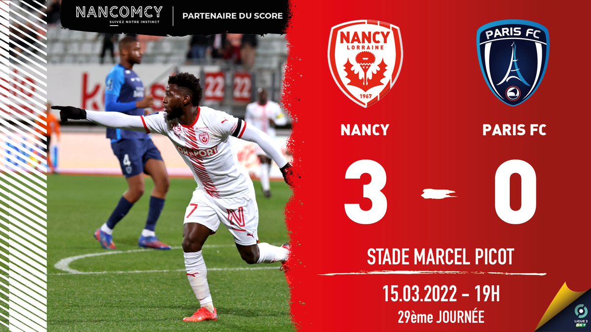 StatsPicot's tweet photo. 📊Après #ASNLPFC :
✅@asnlofficiel a signé son plus large succès à domicile en matchs officiels depuis le 20/09/2019 v Chambly en @Ligue2BKT (3-0).
✅L'#ASNL n'avait plus eu 3 buts d'avance à la mi-temps d'un match de L2 depuis le 29/09/2017 v Châteauroux (3-0 MT, succès 4-1). https://t.co/5IEbvHnIUt