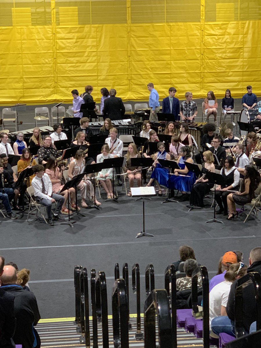 So cool to hear our bands perform!  Covid interrupted so much.  These kids and their teachers work so hard and it is an honor to be in their audience tonight!!! Unbelievably proud of our students! #APride