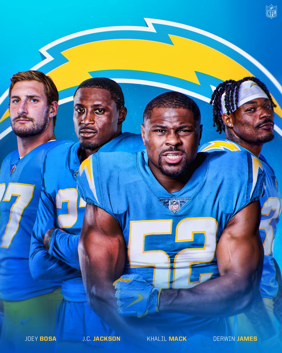 The @Chargers are stacking up their defense 😳 Thursday ➡️➡️➡️➡️➡️➡️➡️ Monday