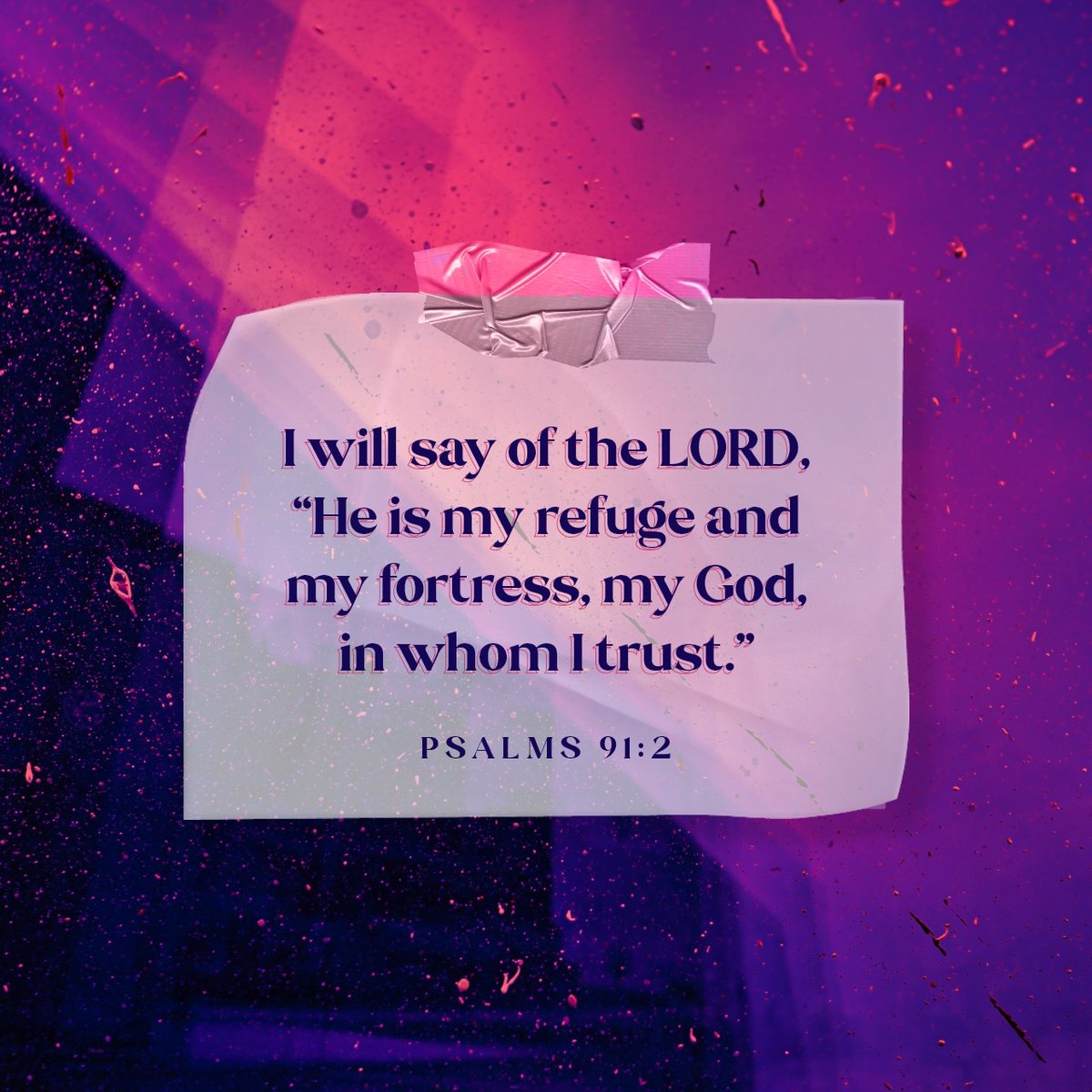 TenthPaulo's tweet photo. I will say of the LORD, He is my refuge and my fortress: My God; in him will I trust.
Psalm 91:2 KJV

https://t.co/f6h7RE74eM https://t.co/21Who4zgIM