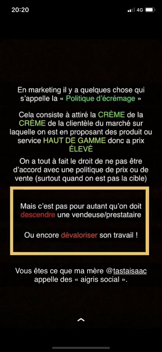 maysansaadia's tweet photo. A connais pas à demandé bande d’aigris sociale 😂😂😂😂 si t’as pas les moyens passe ton chemin vos comportement de brocante #namadg la best https://t.co/Fb5w7ktbx1