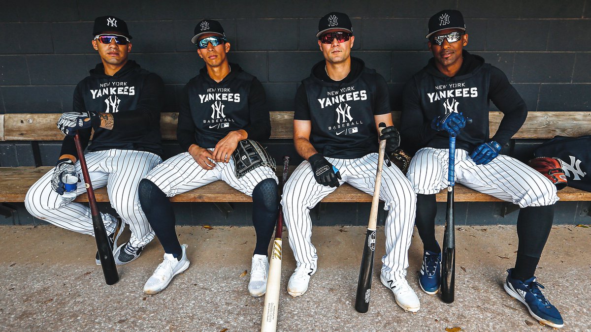 Yankees's tweet photo. Camp Vibes ⬆️ https://t.co/QGsnVwga0t