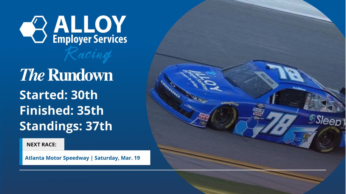 AlloyEmployer's tweet photo. 🌵 @Josh6williams and @TeamBJMcLeod completed the 2022 West Coast Swing on Saturday at @phoenixraceway. 

Next up on the schedule for Josh and the No. 78 team is @amsupdates! 🍑 https://t.co/IfdNZzm1Du