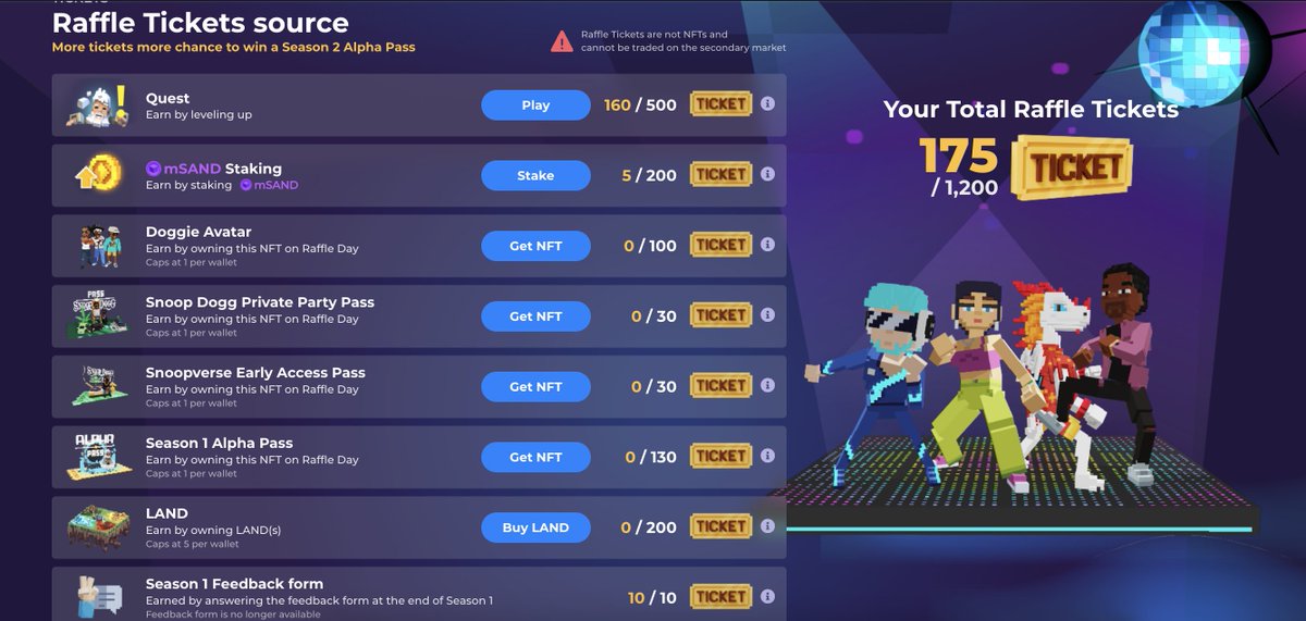 sillyme21's tweet photo. @TheSandboxGame I just participated in the daily #SandboxAlphaS2Contest for a chance to earn up to 1,000 $SAND! Starting March 14 -  Show your Raffle Tickets. Check out my screenshot below! 👇 #SandboxAlphaS2 https://t.co/sBlKcCKEwt