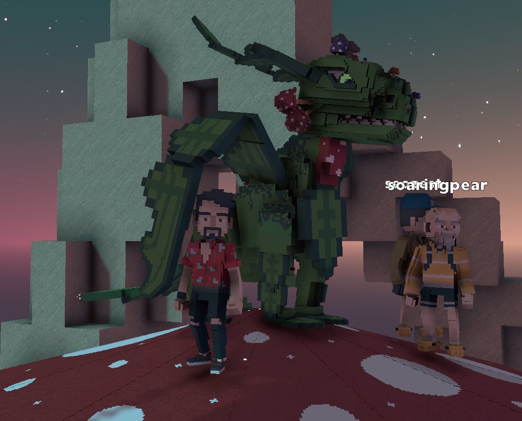 sillyme21's tweet photo. @TheSandboxGame I just participated in the daily #SandboxAlphaS2Contest for a chance to earn up to 1,000 $SAND! Starting March 15 - Selfie with the mushroom dragon. Check out my screenshot below! 👇 #SandboxAlphaS2 https://t.co/7ZE8yTH5yd
