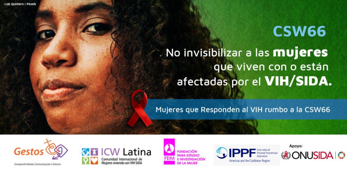 mmpositivas's tweet photo. Las crisis empeoran la condición de quien vive con VIH/SIDA. Pedimos que las Conclusiones Acordadas haga referencias específicas a las #mujeres, adolescentes y niñas que viven con y/o son afectadas por el #VIH. #MujeresqueRespondemalHIV #CSW6 #ODS5 https://t.co/WWicgLm0Iq