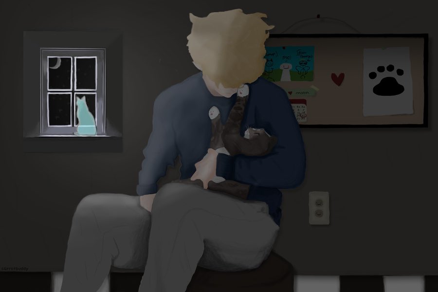carrotbuddy's tweet photo. goodnight cuddles 

#DreamFanart #PatchesFanart https://t.co/EXq134kyUx