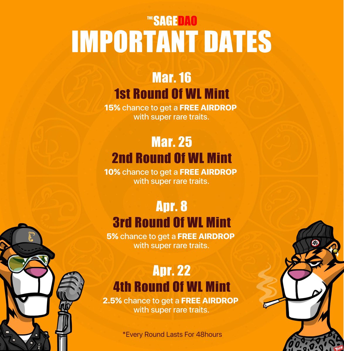 theSageDAO's tweet photo. Are you ready for the first minting? Join our discord to participate! https://t.co/NCshq6jdSt