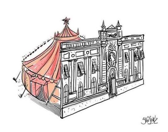 Indignados_P's tweet photo. Definitivamente el circo se adelantó.
#MensajePresidencial https://t.co/eV0L9jSmSo
