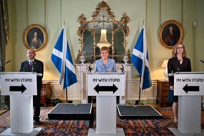 🗳️ 5th May local elections Say NO to the Scottish separatists &amp; vote for anyone but an SNP shyster or Green turnip 🗳️ Vote Sturgeon out #snpout #ResignSturgeon #DontVoteSNP #UnitedKingdom 🇬🇧