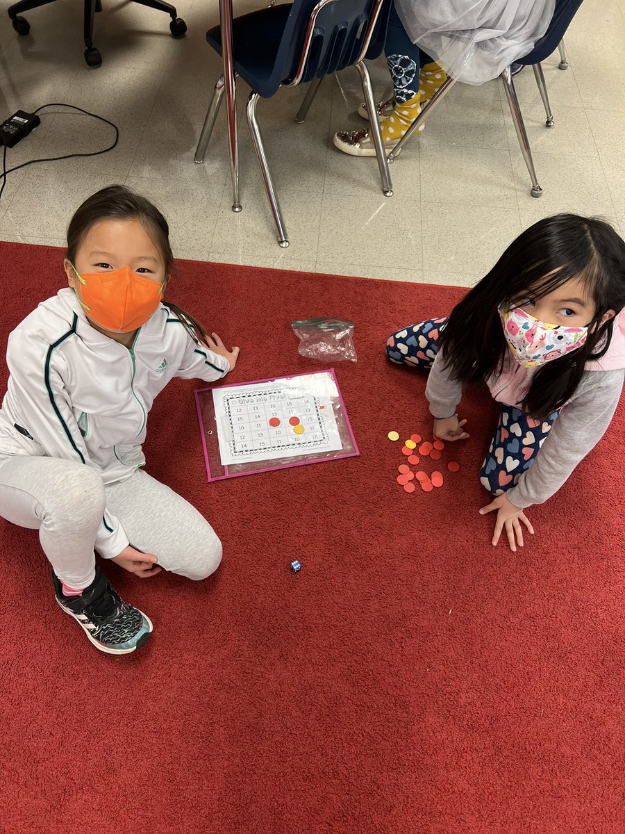 Checking out our addition &amp; subtraction partner games #fhhighlights #collaboration #mathchat