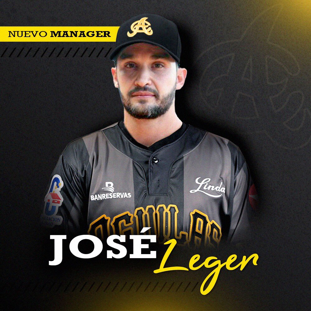 José Leger será nuestro dirigente para la temporada 2022-2023. Actualmente es el dirigente del equipo AA de los Cardenales de San Luis. 

¡Bienvenido al Equipo Grande!