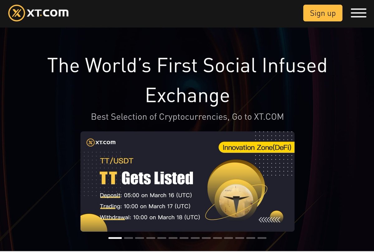 TokenTrillium's tweet photo. Good news! Trillium Token is now registered in XT exchange🚀🚀🚀more surprises and good news coming up for Trillium Token holders......💰💰💰 https://t.co/uydE6U7gRF
