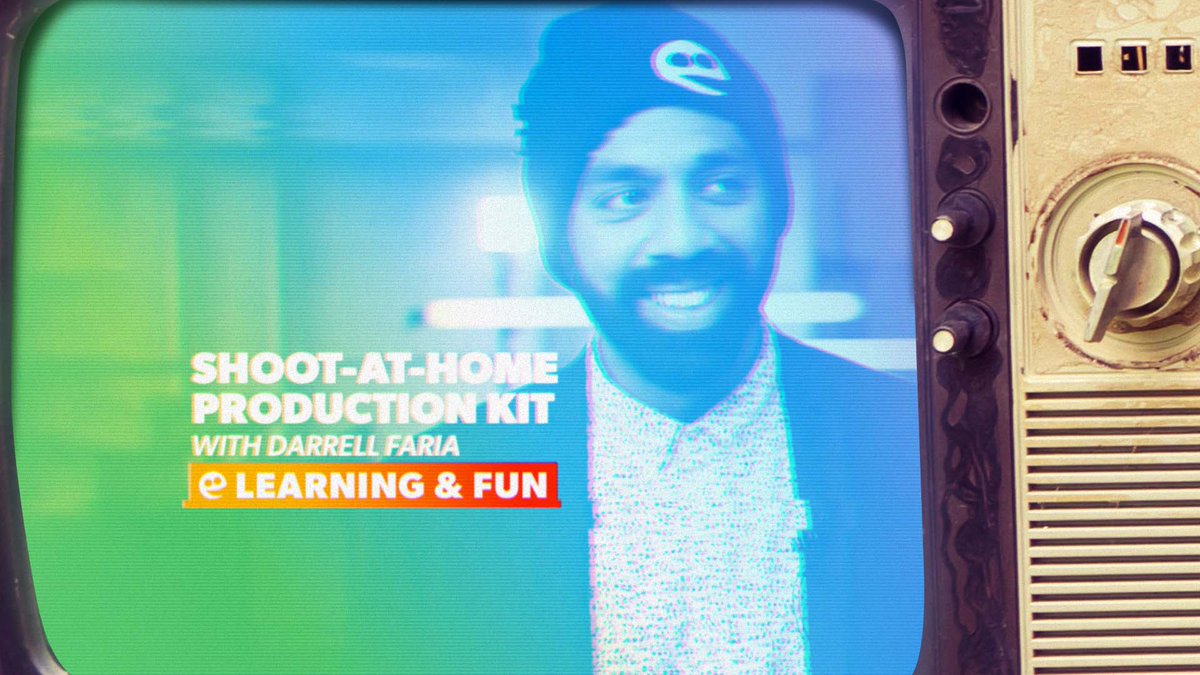 TOsketchfest's tweet photo. Shoot-At-Home Production Kit. Sun, March 27 at 3pmET
🎟️ : https://t.co/iBug1odg80…

Learn from comedy director @darrellfaria as he teaches you how to create a series of digital shorts with the TOsketchfest Production kit!

🎓 Learning &amp; Fun at #TOsketchfest. Presented by @CBC https://t.co/blUlSvG7lw