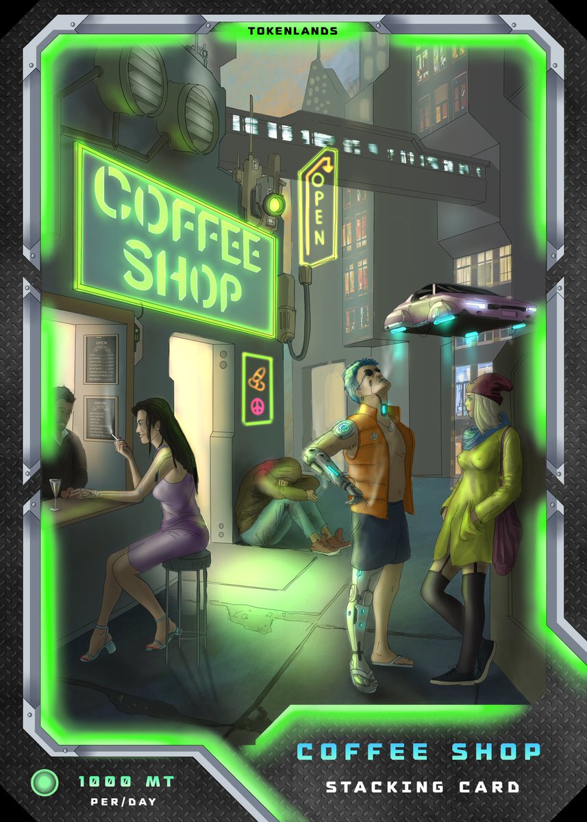 Tokenlands giveaway 💥
Uncommon coffee shop
1️⃣ Follow @AayanNft and <a href="/TokenLands/">TokenLands || Official</a> 
2️⃣ Like retweet and tag 3 friends 🙋
3️⃣ Drop your wax wallet in the comments 💬
Giveaway will end in 1 week 🔥 
#WAXP #WAXNFT #P2E
