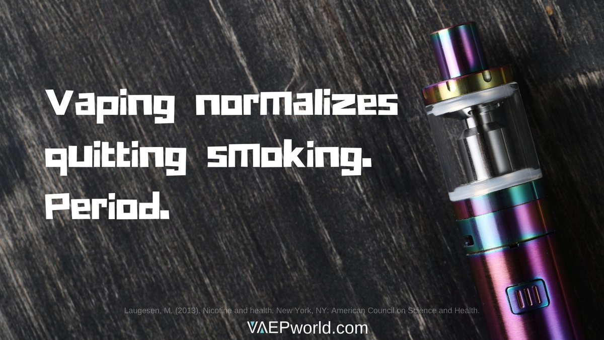 VAEPinfo's tweet photo. In a study it was explained to children that vaping helped smokers quit smoking, the children became supportive of vaping despite the action is similar to smoking.

Children understand the concept of harm reduction but evidently not health authorities.

https://t.co/tIK9gc7nh2 https://t.co/hjKmcotqe6
