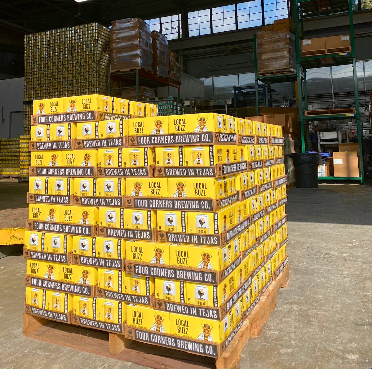 fcbrewing's tweet photo. Sun out, Buzz out!
#KeepYourBuzzLocal
Our Local Buzz Golden Ale is ready for patio weather.
Find a seis-pack near you! Link in bio.
#LocalBuzz #TexasHoney https://t.co/vVVFcyILxH