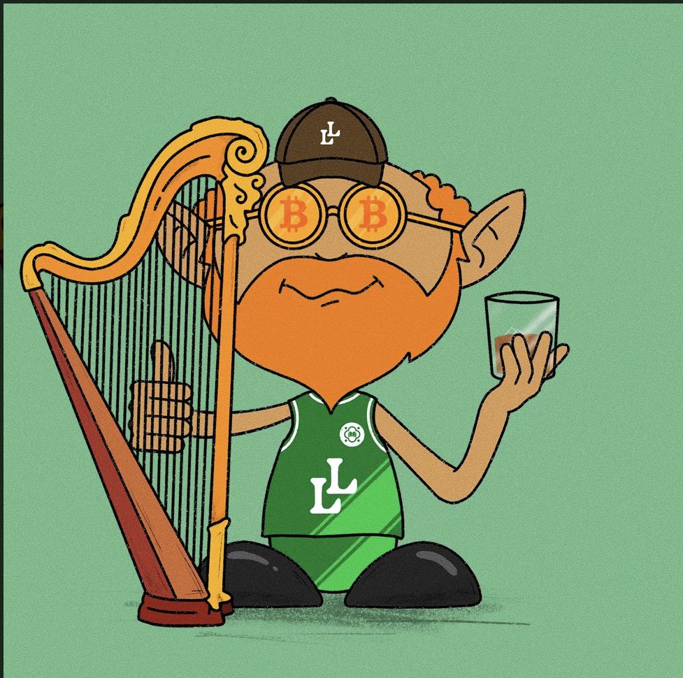 El_King_Lou13's tweet photo. Check out @LepLegends they some cool looking Irish ☘️ leprechaun. Get yours for St. Patrick's  before it's to late I just got me this tipsy one playing the harp. 

#StPatricksDay #stpatricksday2022 #NFTProject #ETH #Leprechaun #OpenSeaNFT https://t.co/ImZApoWks0