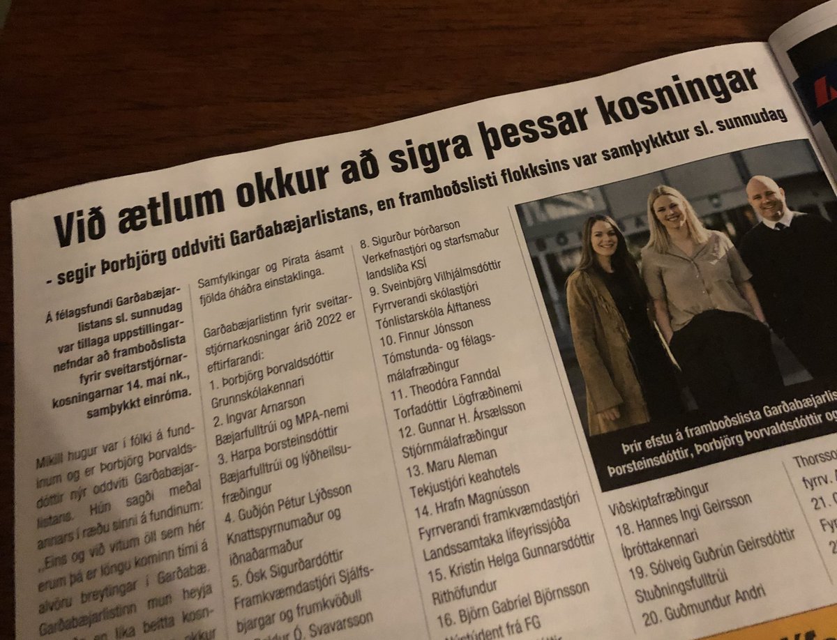 Garðapósturinn velur réttu fyrirsagnirnar!