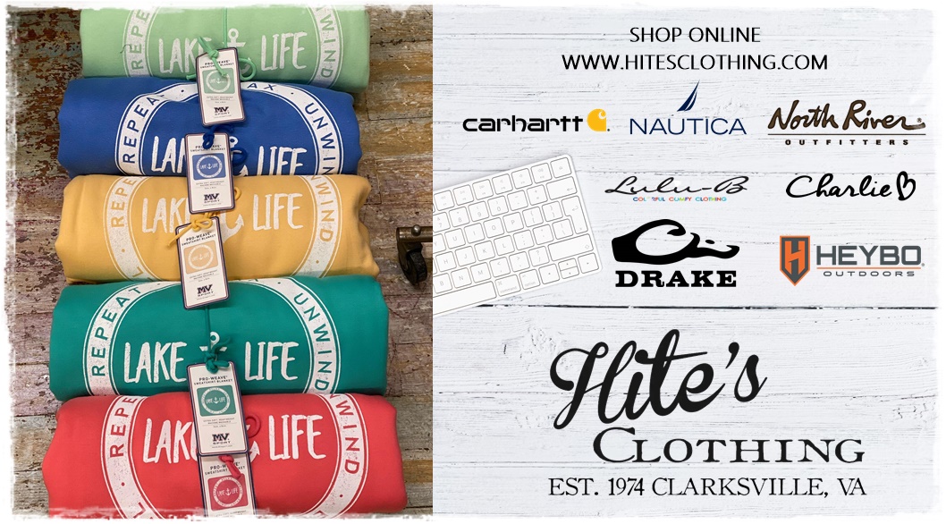 FFLBEACH's tweet photo. For all of your lake life apparel, top clothing brands, drink wear, gifts and more visit our friends at Hite's Clothing in Clarksville, VA.  Not in lake country? Don't worry, you can place your order and they will have it shipped to your door. https://t.co/peYhhoTa1N https://t.co/k7tLYoV8SK