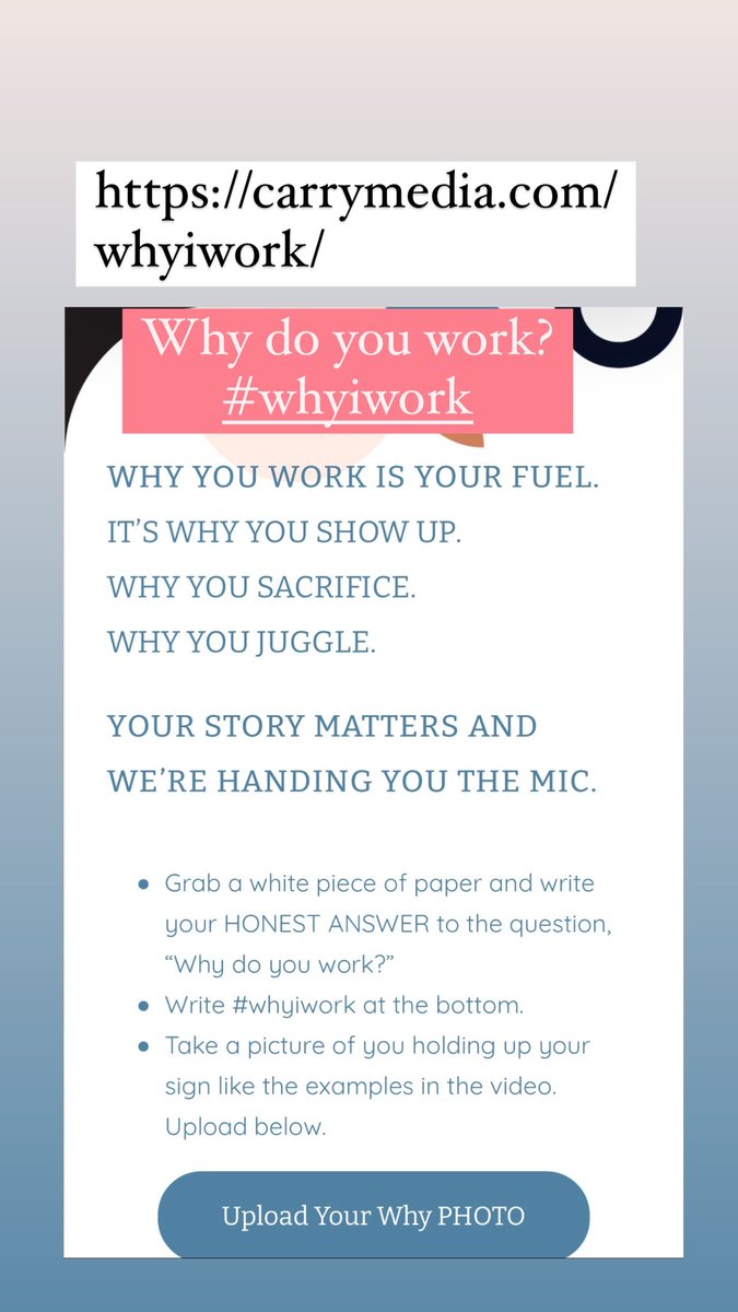 ksripley's tweet image. #whyiwork post your why! carrymedia.com/whyiwork/