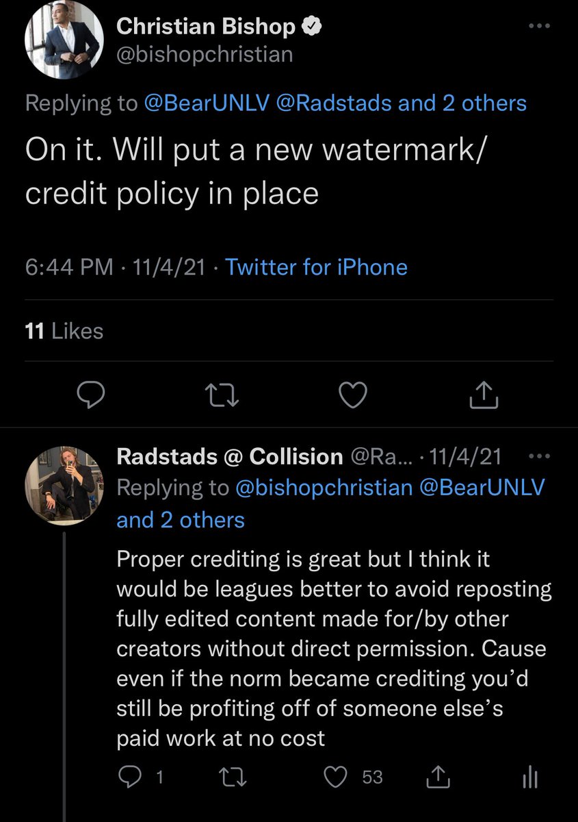 Nah <a href="/bishopchristian/">Christian Bishop</a> <a href="/esports/">esports</a> you don’t just get to steal my work as well as numerous other creator’s, ignore all my attempts to talk to you and THEN block me for calling you out again.

You work for <a href="/Twitch/">Twitch</a> and you’re knowingly stealing content, how are you not embarrassed?