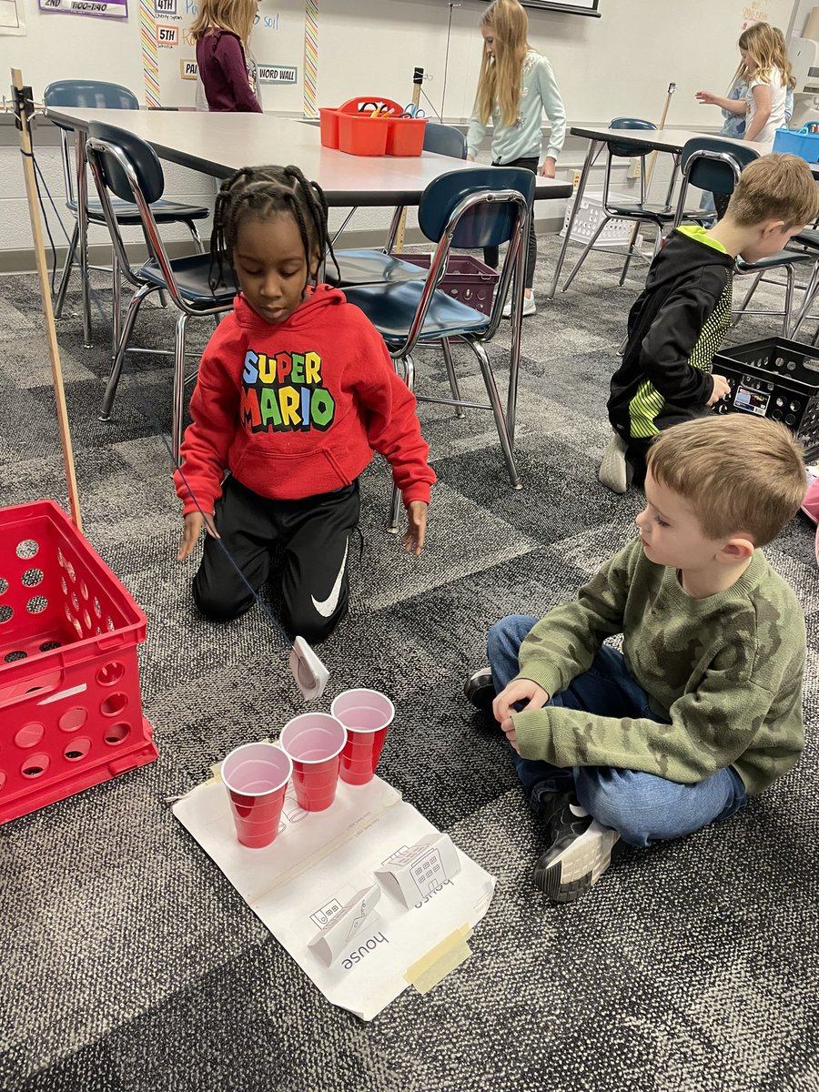 SC_STEAM_1's tweet photo. Mrs. Wright’s 1st graders had a “ball” today attempting to knock down the Berlin Wall! https://t.co/4GBEIl3ZDY