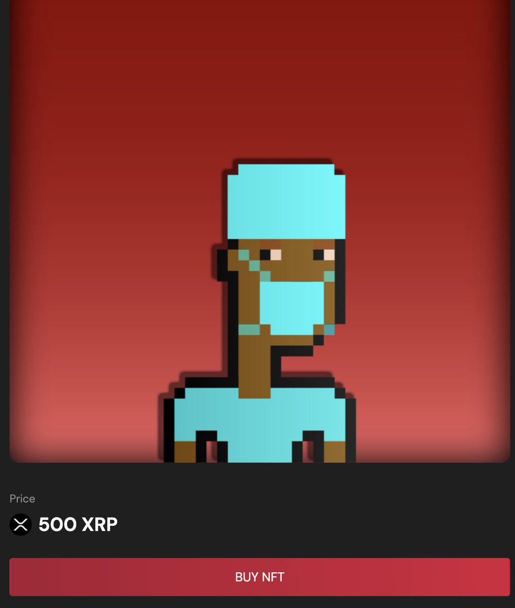 NonchalantNFT's tweet photo. Salopard #92, the frontline worker of the past 2 years.
Check him out at @realSologenic #NFT Marketplace
https://t.co/zhUDG4j6As
Red Background - 8% rarity from the collection.
@rezabashash @bobrasX 
#Sologenic #XRP #xrparmy #xrpcommunity #XRPL #XRPLcommunity #XRPLedger #nftspace https://t.co/OwzlN744uV