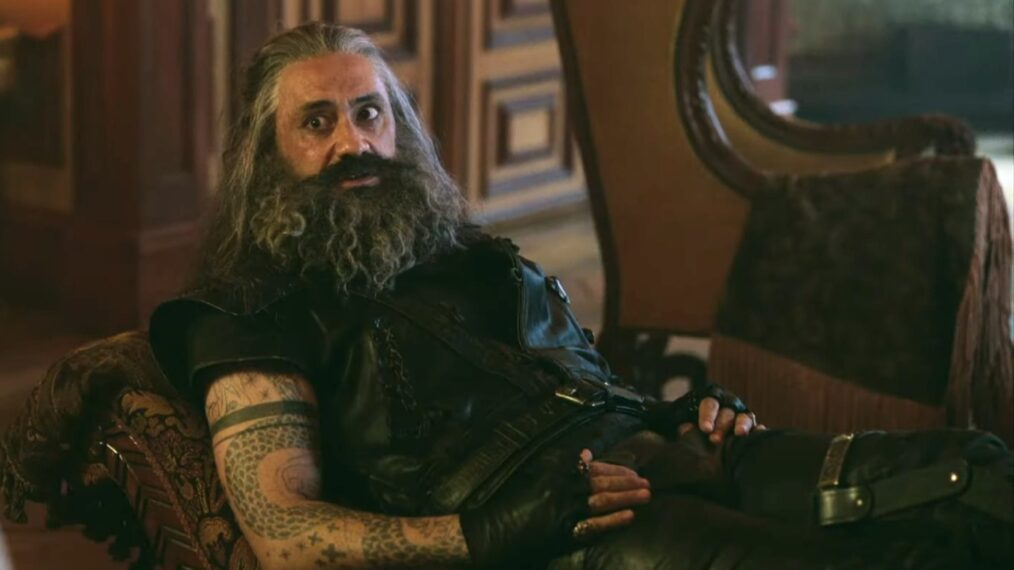 arowitch's tweet photo. Our Flag Means Death on HBOmax is so fucking good. Its a semi-historical pirate comedy, its got a super diverse, hilarious cast, its incredibly queer, and Taika Waititi looks like this the whole time, so I really dont know what else you'd want from a TV show https://t.co/HnQ8Q0In3l