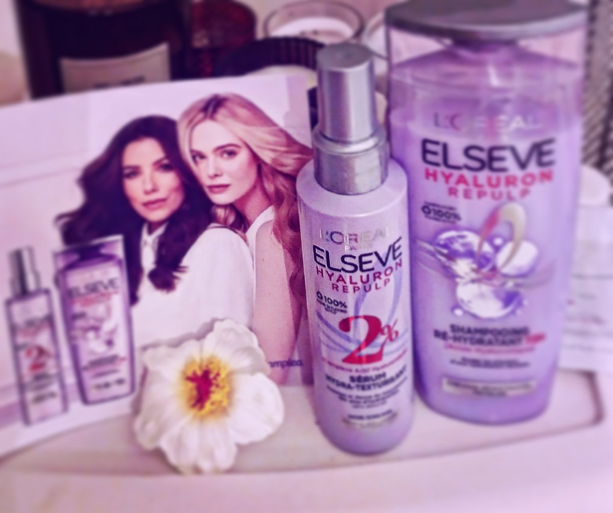 malaetitia1's tweet photo. Bonsoir à toutes!!
J'ai reçu à ce jour le shampoing ré-hydratant 72heures de chez #elseve et son sérum hydra-texturant..
Déjà essayé ce soir et vraiment ça sent divinement bon le parfum, j'adore 🤩🌺
#hyaluronrepulp
#elsevehyaluron
#LOrealParis https://t.co/BkUXKjJsb0