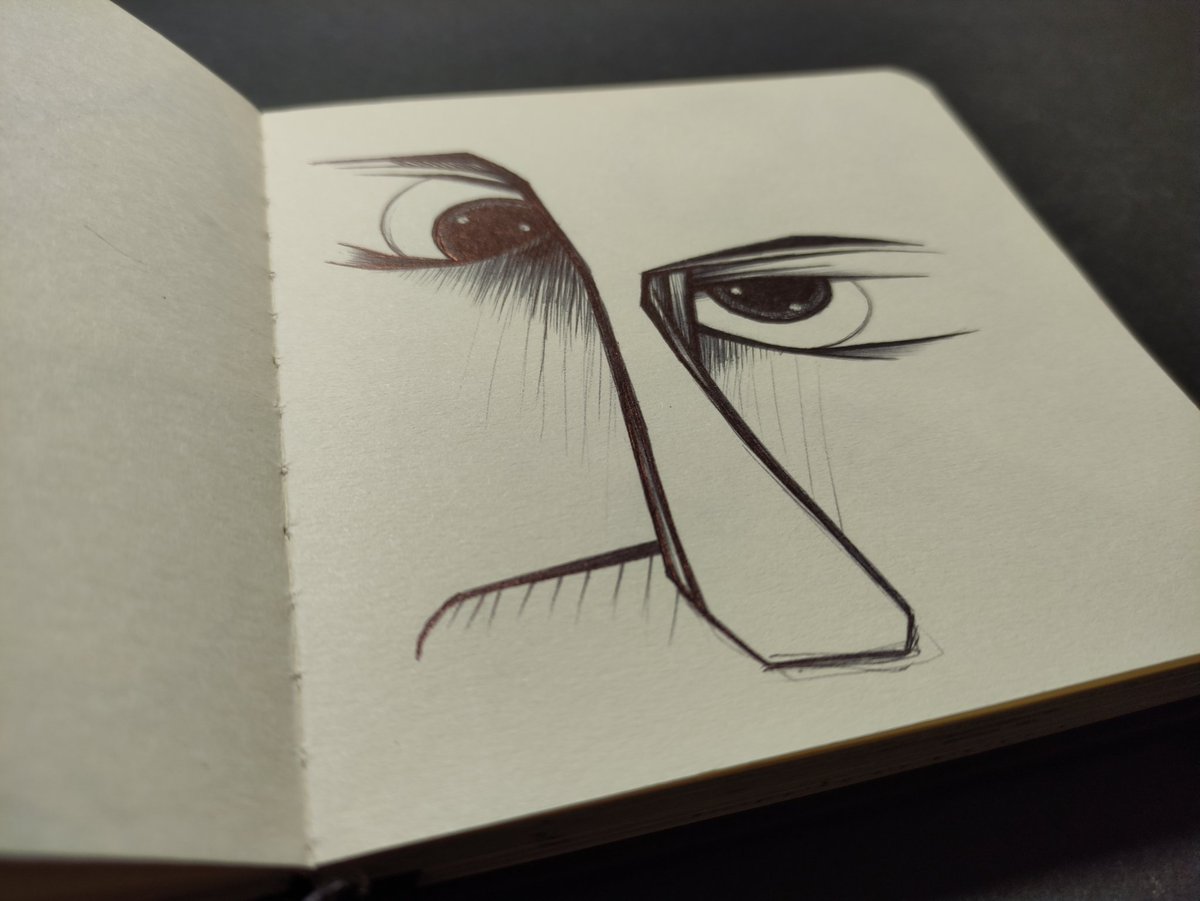 JaviUson's tweet photo. Cara.

#dibujo #boceto #ilustración #drawing #sketch #sketchbook #illustration #javiuson https://t.co/WxoL1WH6vE