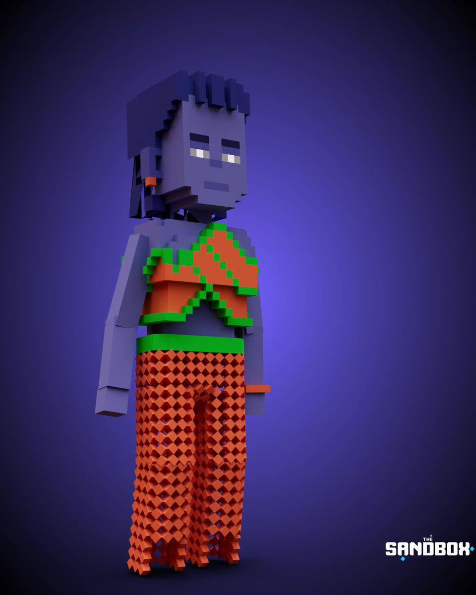 iosua517's tweet photo. My submission for @digitalvillage0 contest in @TheSandboxGame  - inspiration by GUCCI VAULT #DigitalFashionAnniversary #Metaverse #VoxEditWeekly https://t.co/UIUywavk7e