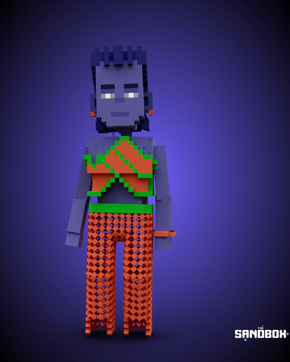 iosua517's tweet photo. My submission for @digitalvillage0 contest in @TheSandboxGame  - inspiration by GUCCI VAULT #DigitalFashionAnniversary #Metaverse #VoxEditWeekly https://t.co/UIUywavk7e