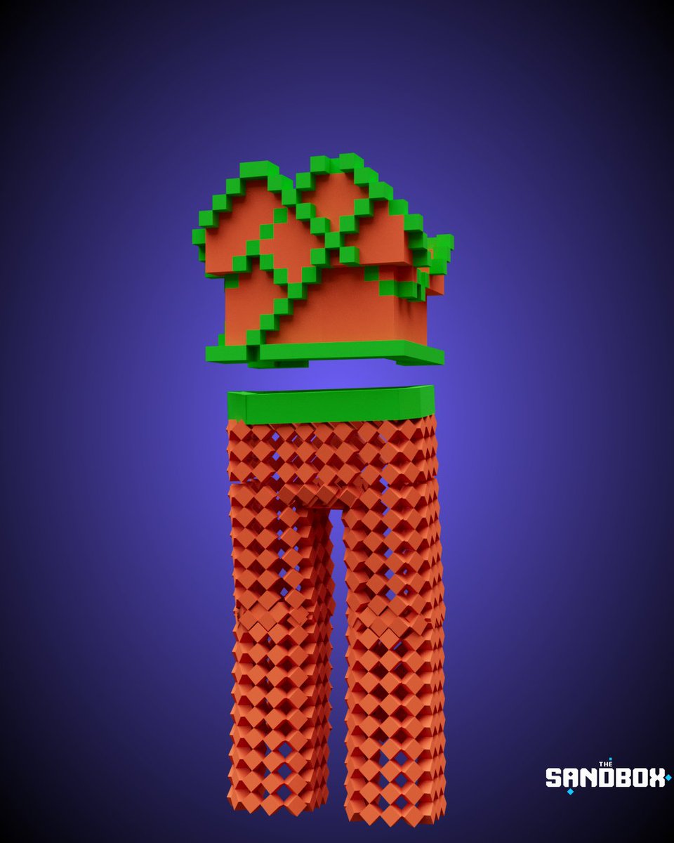iosua517's tweet photo. My submission for @digitalvillage0 contest in @TheSandboxGame  - inspiration by GUCCI VAULT #DigitalFashionAnniversary #Metaverse #VoxEditWeekly https://t.co/UIUywavk7e