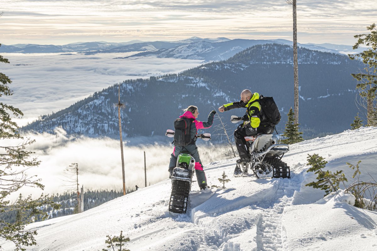 There's no view like a Timbersled view. You know where the link is. 👀 #SnowCheck