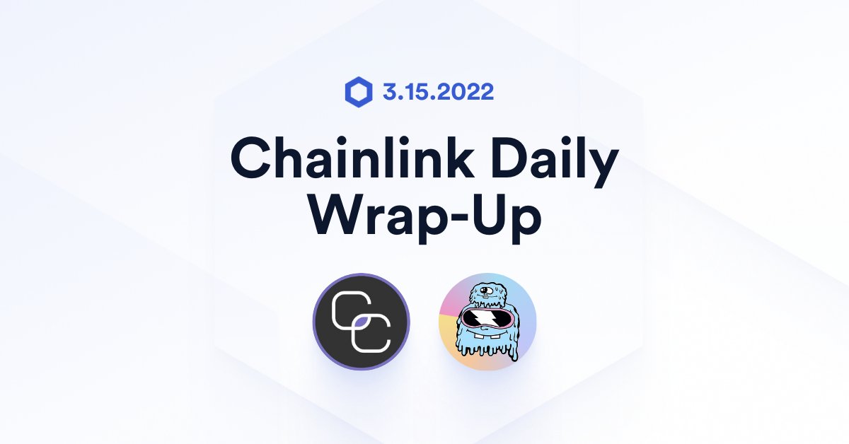 chainlink's tweet photo. Chainlink provides smart contract developers across the #Web3 ecosystem with the trust-minimized services they need to build next-gen decentralized applications.

Explore today’s integrations on #Ethereum and #Polygon 🧵👇 https://t.co/LA7G3egWqs